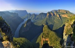 Overlooking the spectacular Blyde Canyon